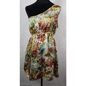 5th Culture Womens Off The Shoulder Roses Mini Dress Feminine Summer Cruise SM